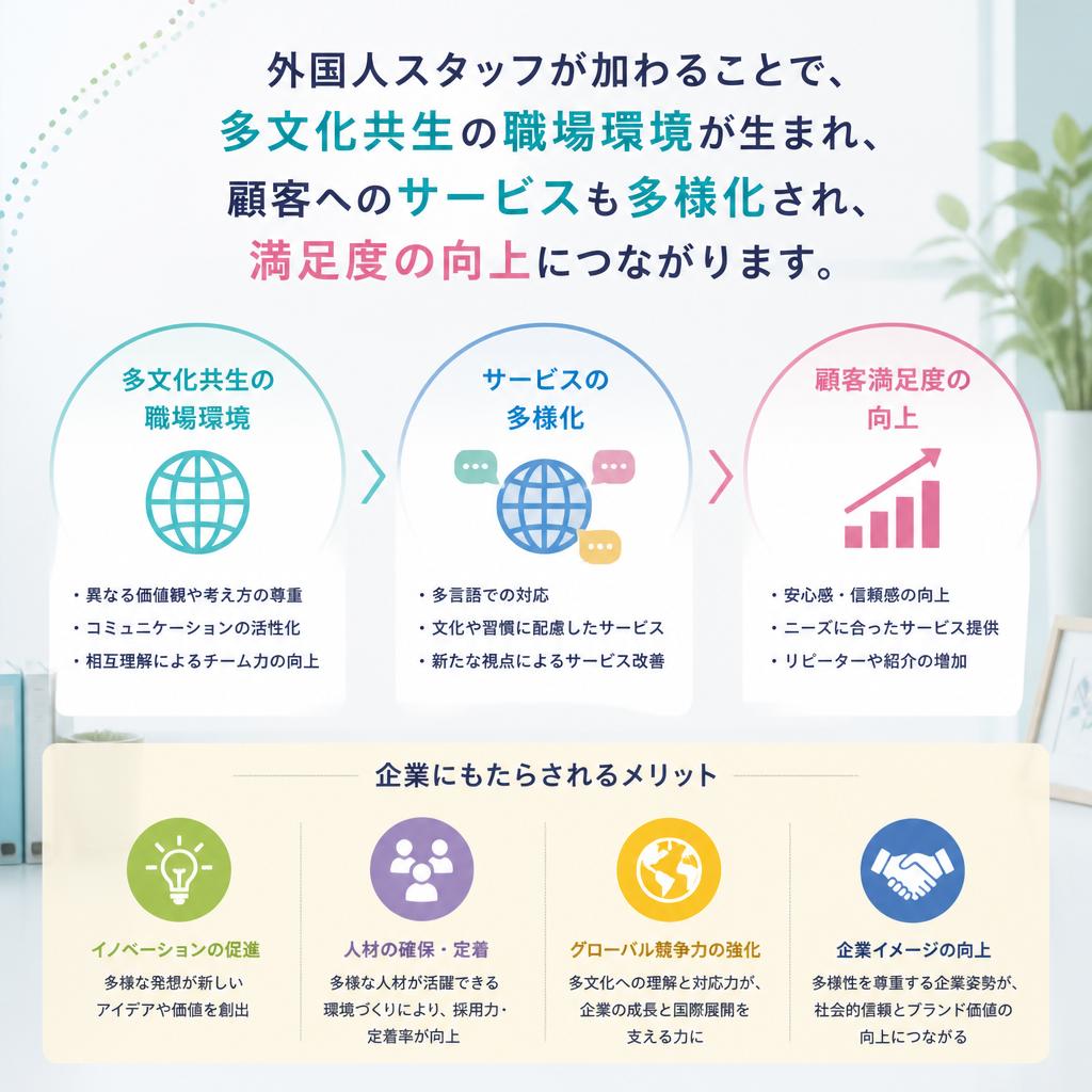 多文化共生によるサービスの向上
